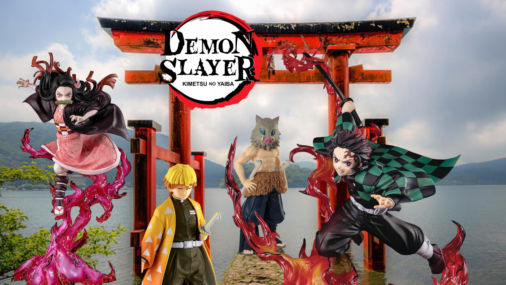 6 Piezas Anime Demon Slayer Colección Figuras De Juguete